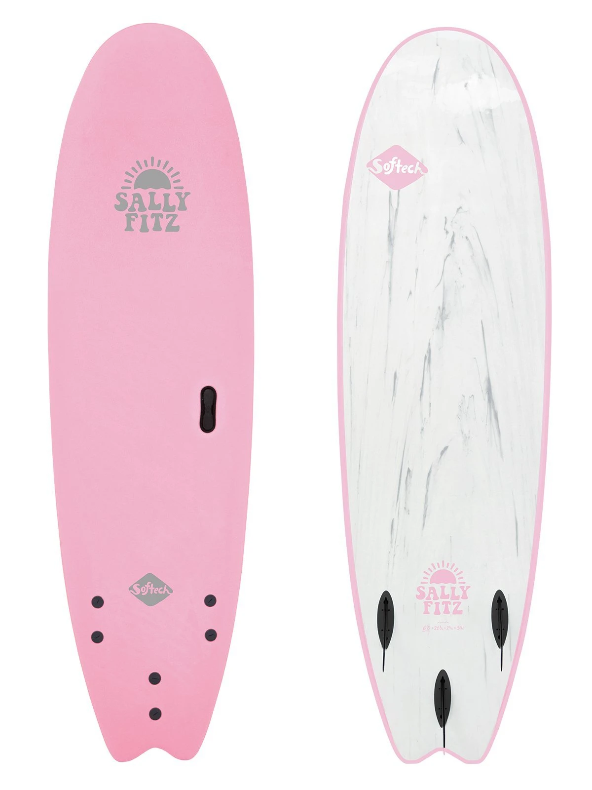 SOFTECH SOFT SURFBOARD Sally Fitzgibbon Thruster Funboard - 6'6 3 SOFTECH SOFT SURFBOARD Sally Fitzgibbon Thruster Funboard - 6'6
