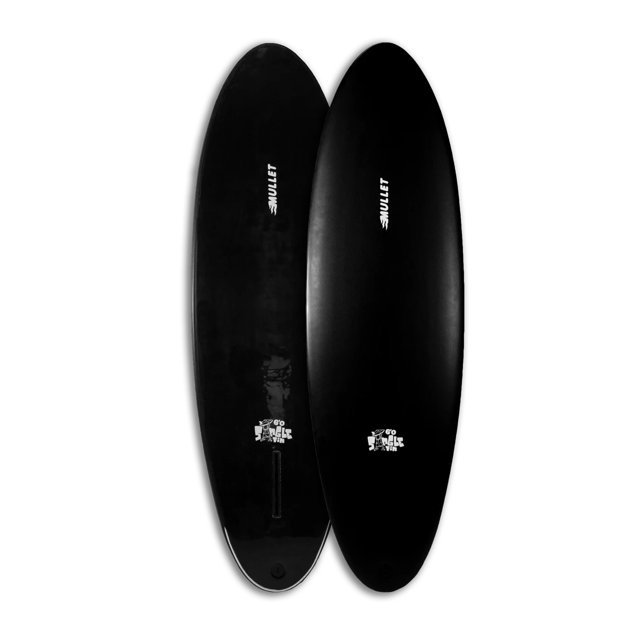 MULLET SOFT SURFBOARD 6'0 Single Fin Shortboard 4 MULLET SOFT SURFBOARD 6'0 Single Fin Shortboard - Image 2