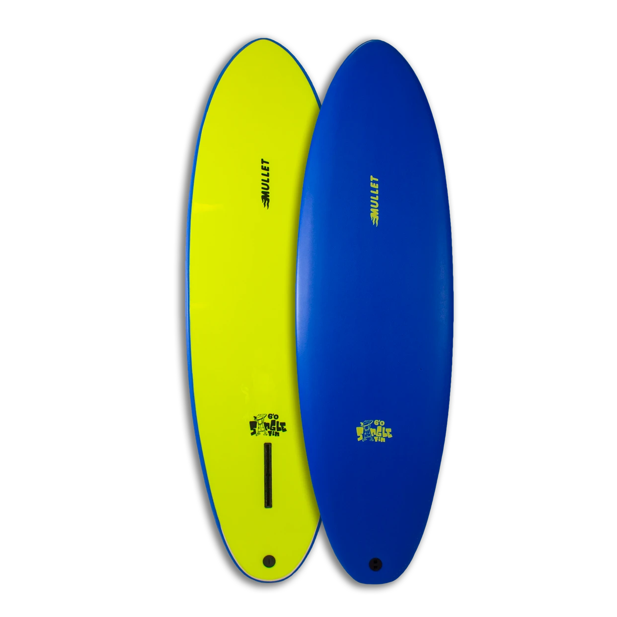 MULLET SOFT SURFBOARD 6'0 Single Fin Shortboard 3 MULLET SOFT SURFBOARD 6'0 Single Fin Shortboard