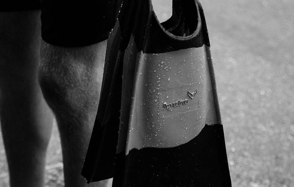 Hydro Originalz O.G. Bodyboard Fin - Black/ Charcoal 4 Hydro Originalz O.G. Bodyboard Fin - Black/ Charcoal - Image 2