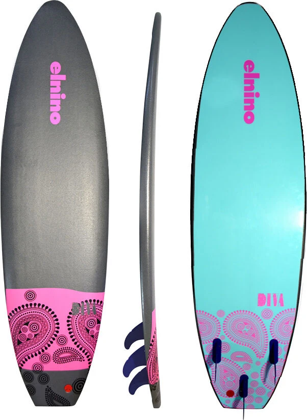 EL NINO SOFT SURFBOARD Diva Flow 6'0 - 2022 Model 4 EL NINO SOFT SURFBOARD Diva Flow 6'0 - 2022 Model - Image 2