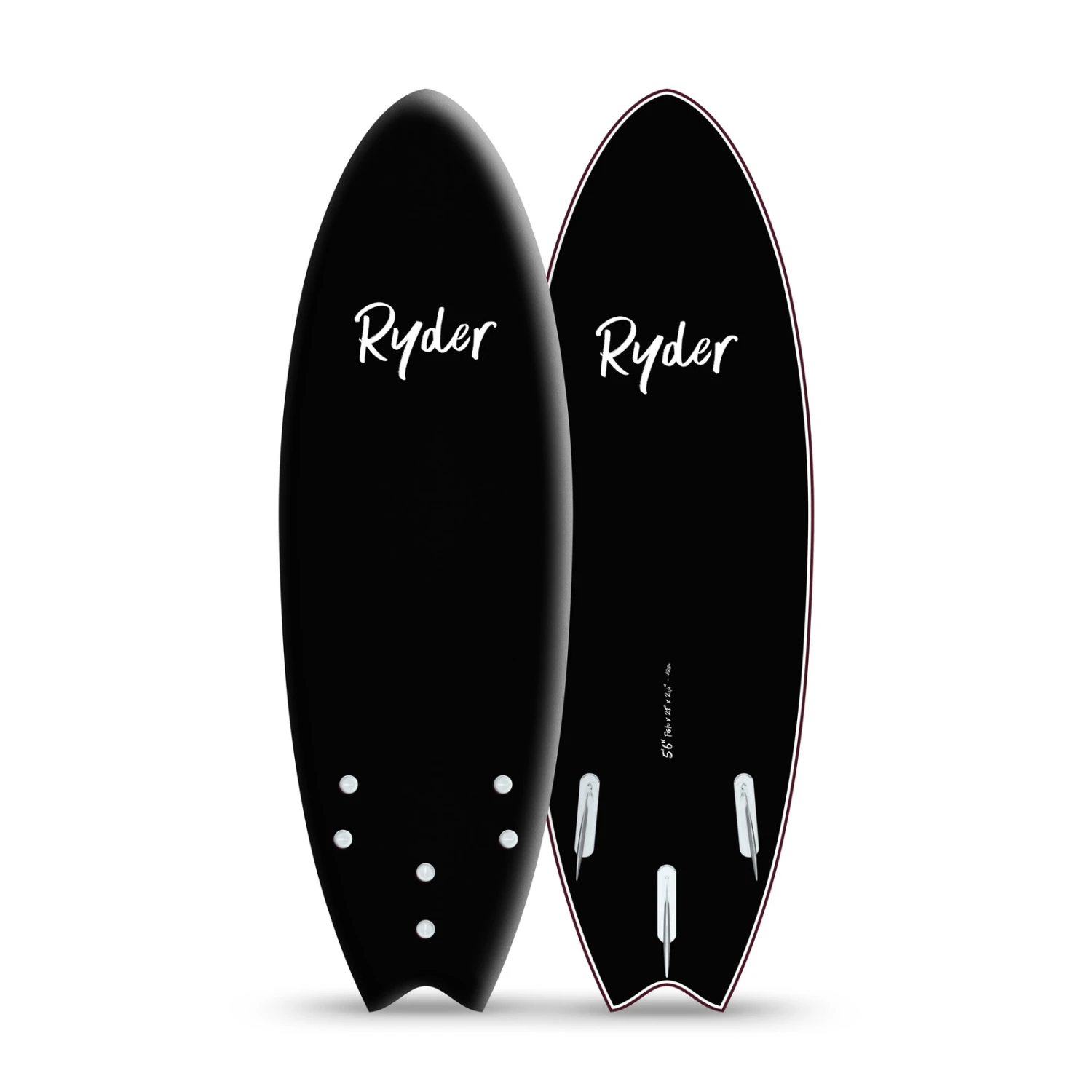 RYDER SOFT SURFBOARD - Fish Series 5'6 Thruster 4 RYDER SOFT SURFBOARD - Fish Series 5'6 Thruster - Image 2