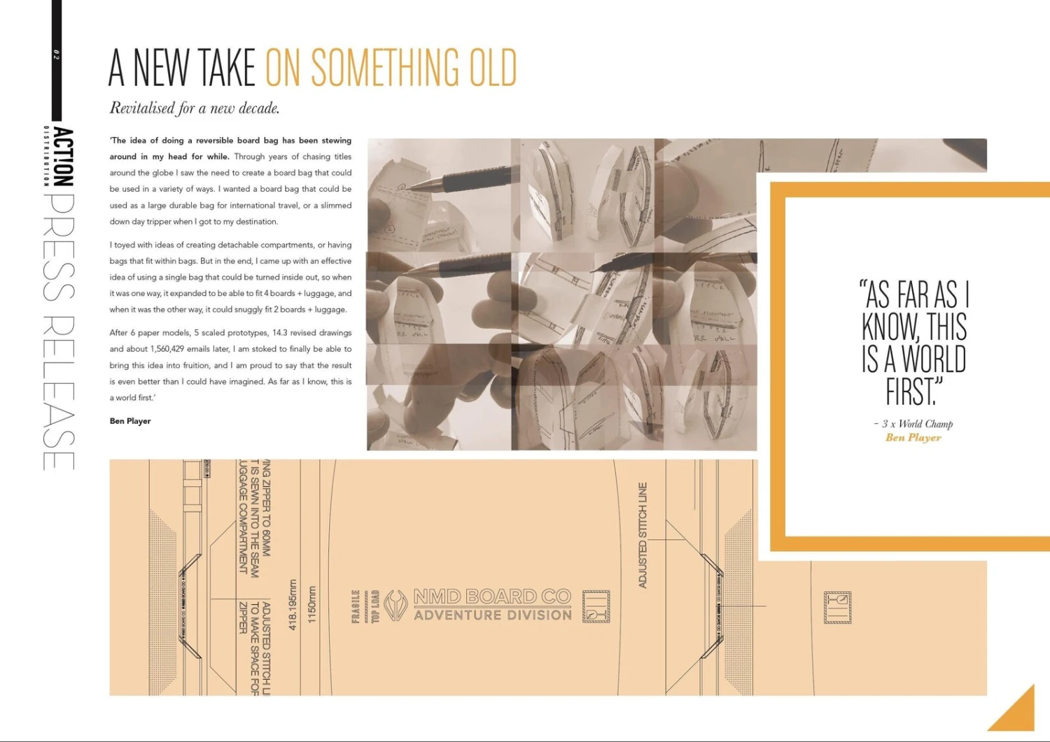 NMD WHEELIE 4 BOARD BODYBOARD BAG 6 NMD WHEELIE 4 BOARD BODYBOARD BAG - Image 4