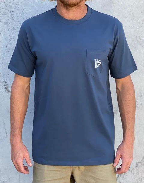 VS Bodyboards Pocket T Shirt - Blue 4 VS Bodyboards Pocket T Shirt - Blue - Image 2