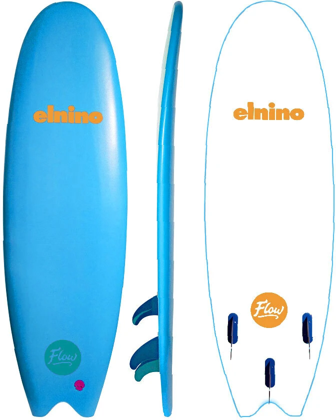 EL NINO SOFT SURFBOARD Fish 5'8 - 2022 Model 5 EL NINO SOFT SURFBOARD Fish 5'8 - 2022 Model - Image 3