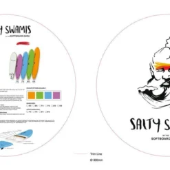 Salty Swami Softboards 6'6 Thruster 15 Salty Swami Softboards 6'6 Thruster -surf Sales 9459399 4