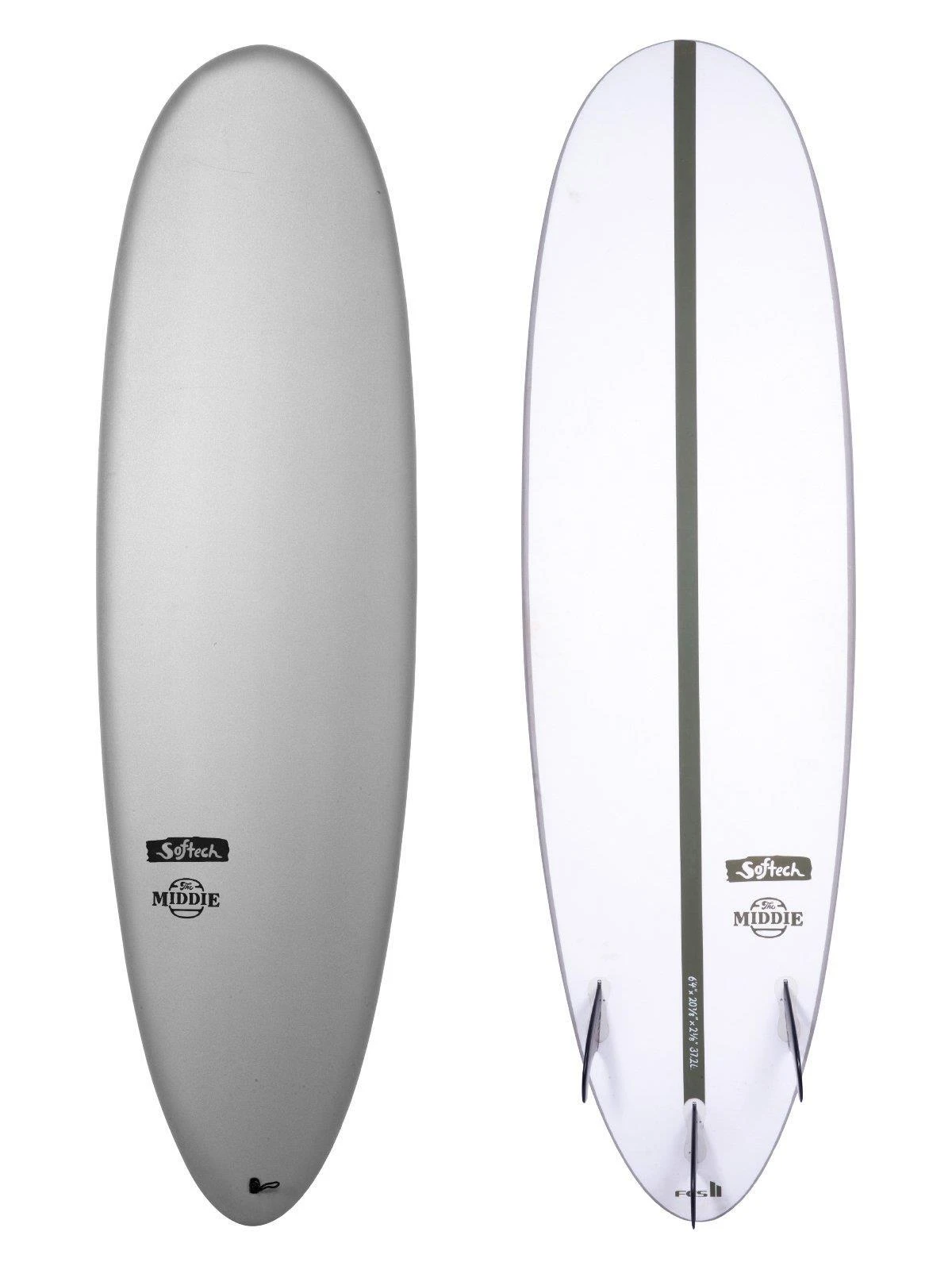 SOFTECH SOFT SURFBOARD Middie Epoxy Thruster - 5'10 3 SOFTECH SOFT SURFBOARD Middie Epoxy Thruster - 5'10