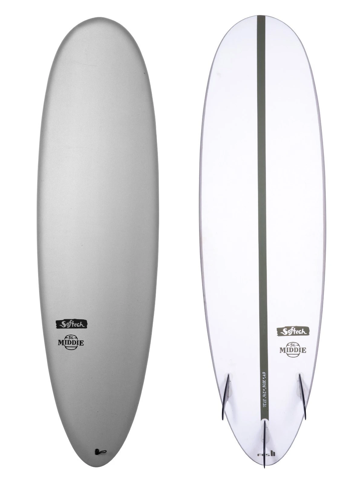 SOFTECH SOFT SURFBOARD Middie Epoxy Thruster - 6'4 4 SOFTECH SOFT SURFBOARD Middie Epoxy Thruster - 6'4 - Image 2
