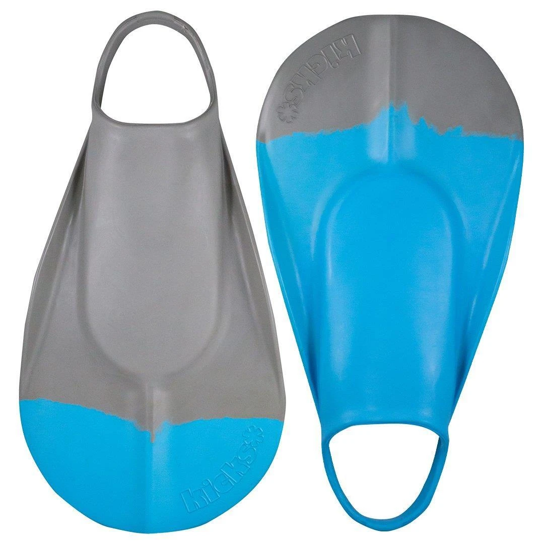 KICKS FINS - Aka Kapakahi Model - Grey/ Blue 3 KICKS FINS - Aka Kapakahi Model - Grey/ Blue